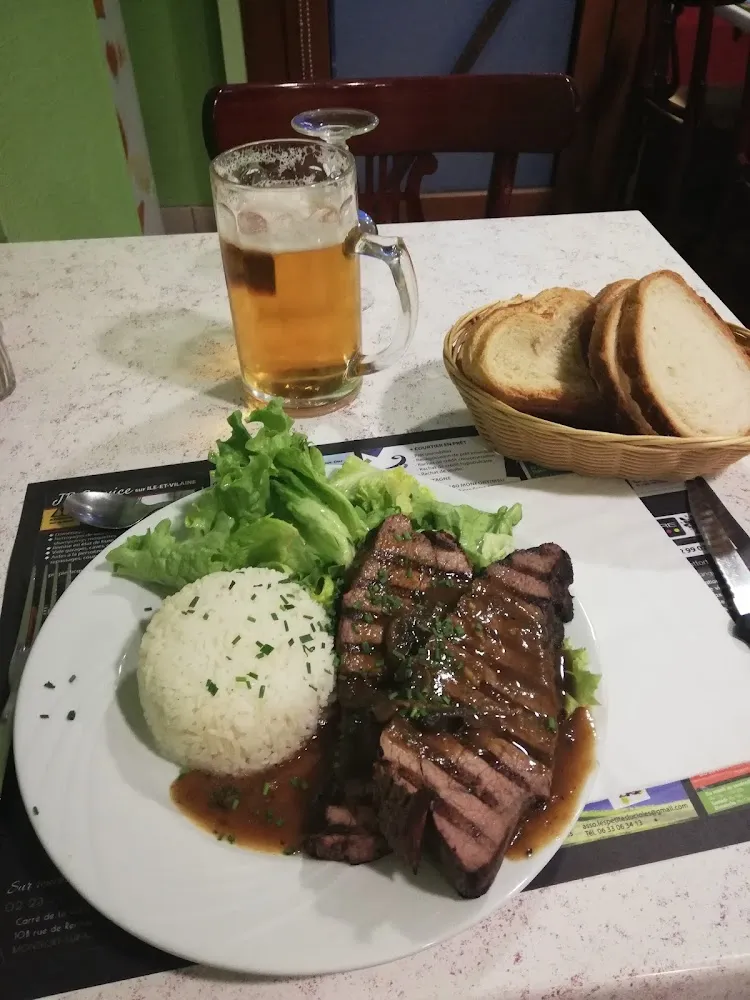 Bife Arroz Salada